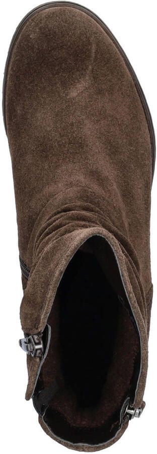 Gabor Comfort suede enkellaarzen blokhak bruin - Foto 3