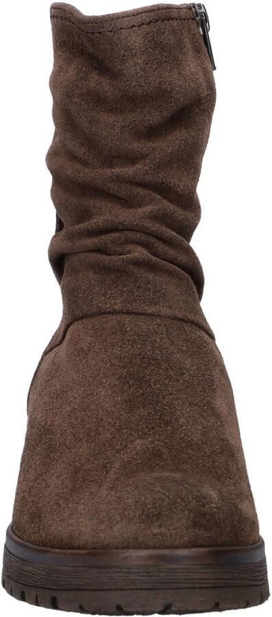 Gabor Comfort suede enkellaarzen blokhak bruin - Foto 2