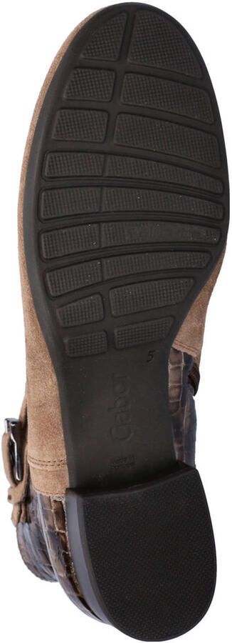 Gabor Comfort suède enkellaarzen taupe - Foto 3