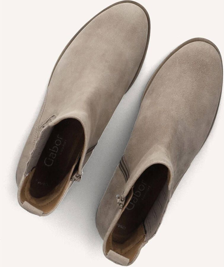 GABOR Enkellaarsjes Dames 022 Suède Beige - Foto 3