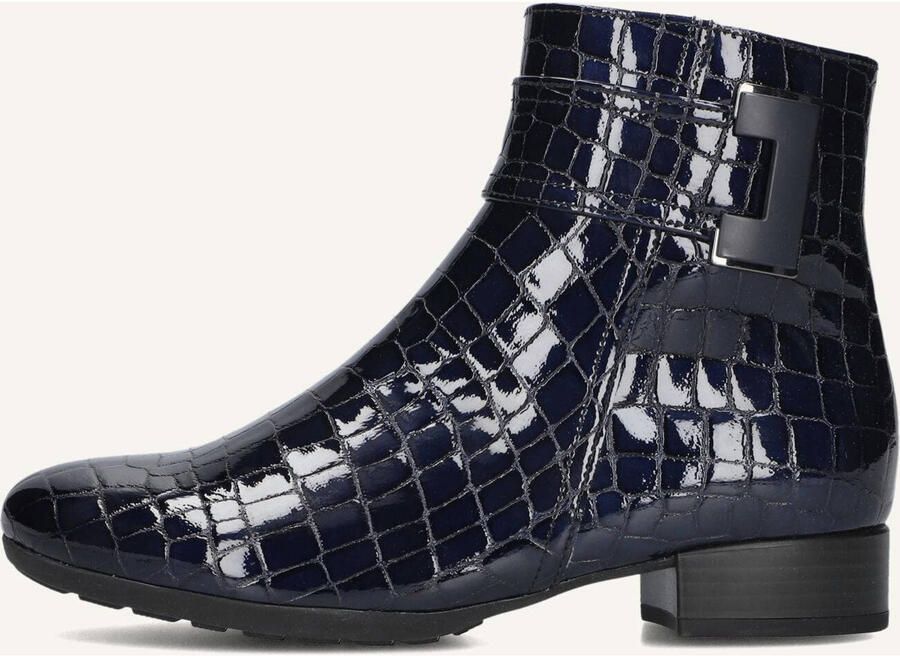GABOR Enkellaarsjes Dames 712 42 5 Lakleer Blauw - Foto 3