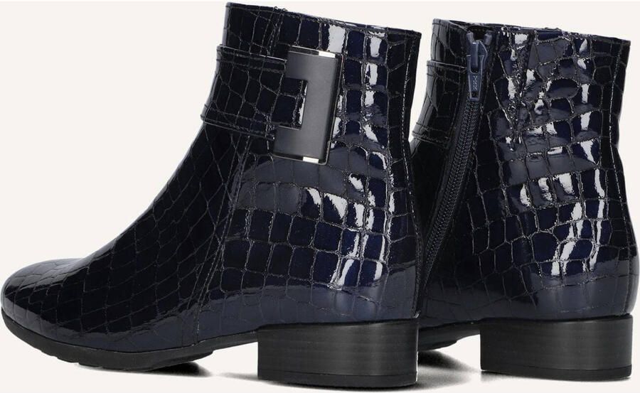 GABOR Enkellaarsjes Dames 712 42 5 Lakleer Blauw - Foto 4