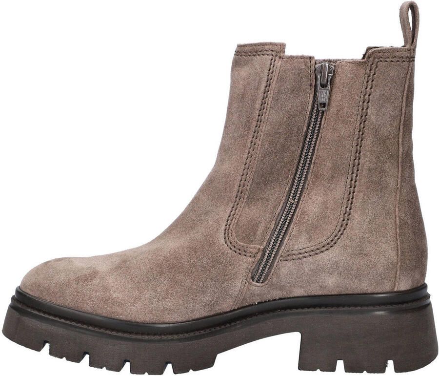 Gabor gevoerde suède enkelboots taupe - Foto 2