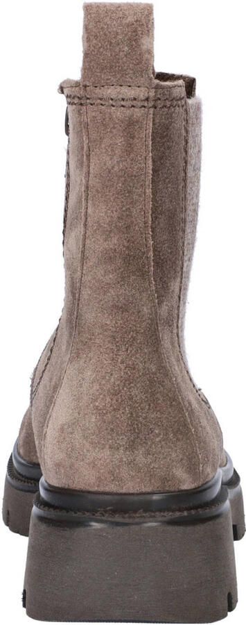 Gabor gevoerde suède enkelboots taupe - Foto 3