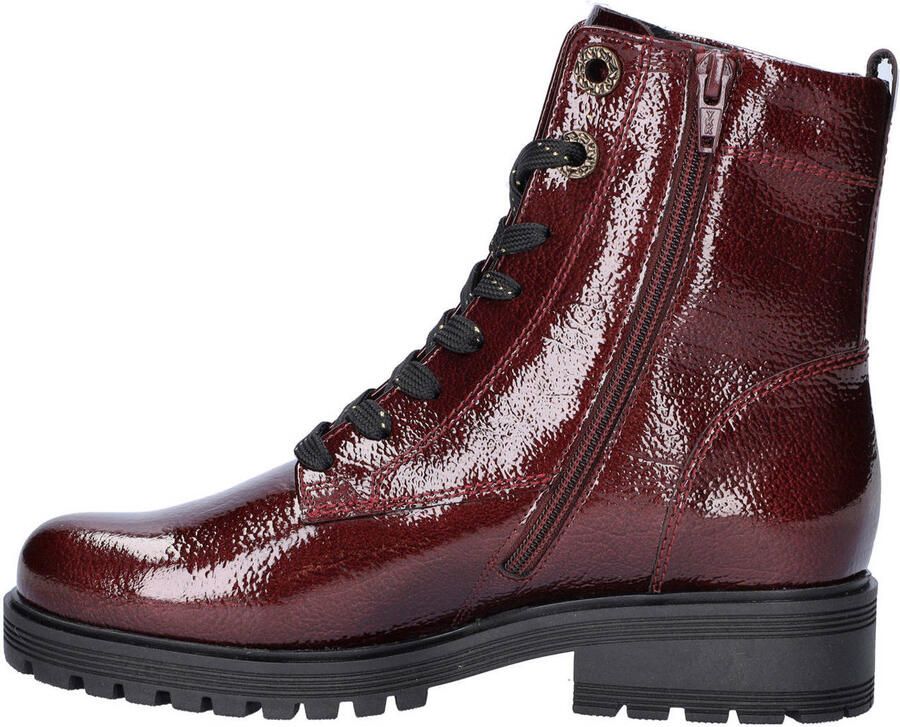 Gabor lakleren veterboots bordeaux