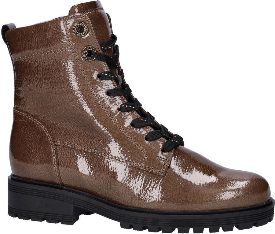 Gabor lakleren veterboots brons