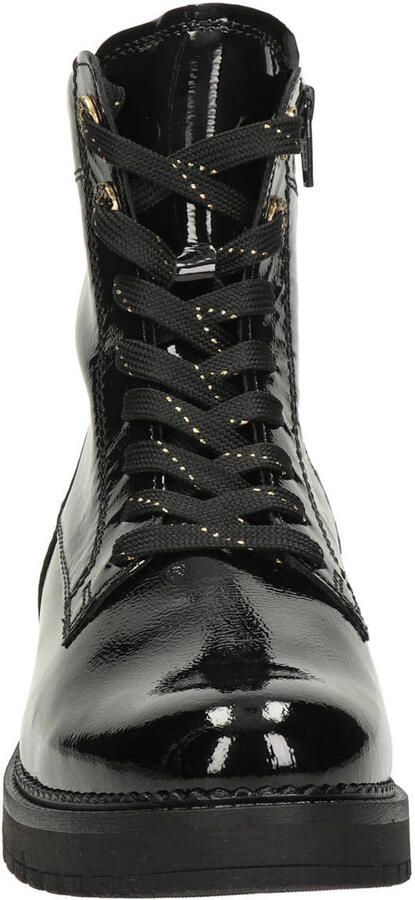 Gabor lakleren veterboots met profielzool zwart - Foto 2