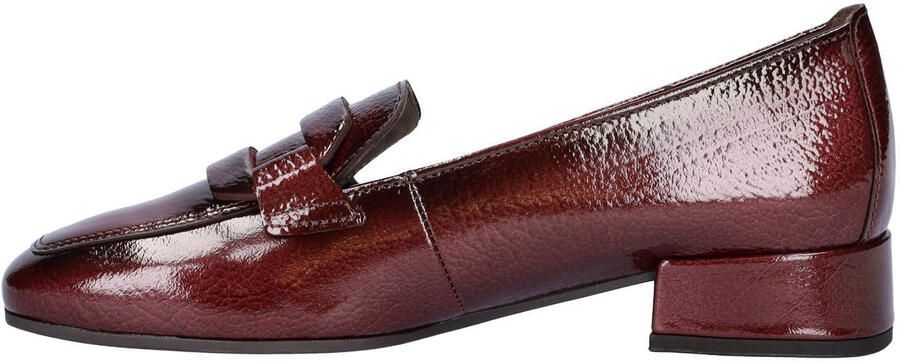 Gabor leren loafers met blokhak bordeaux - Foto 2