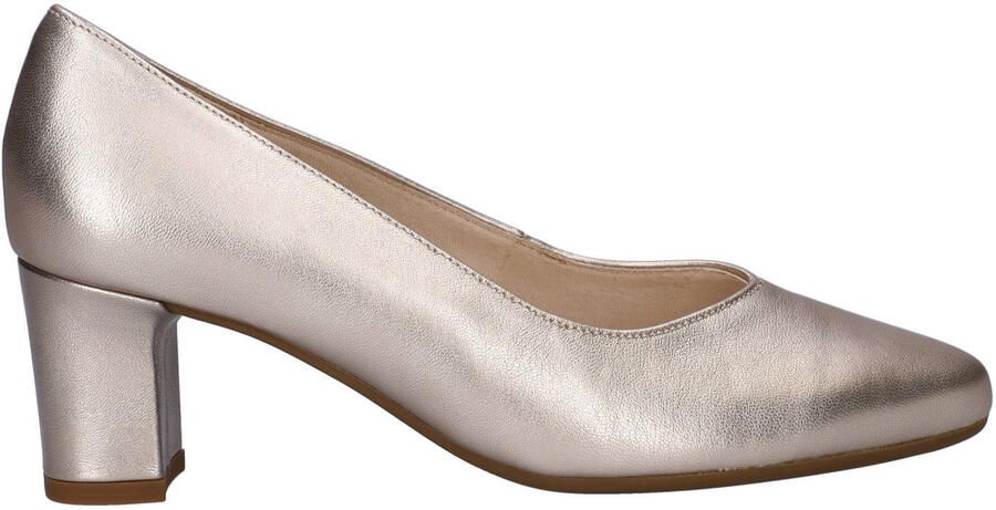 Gabor leren pumps goud