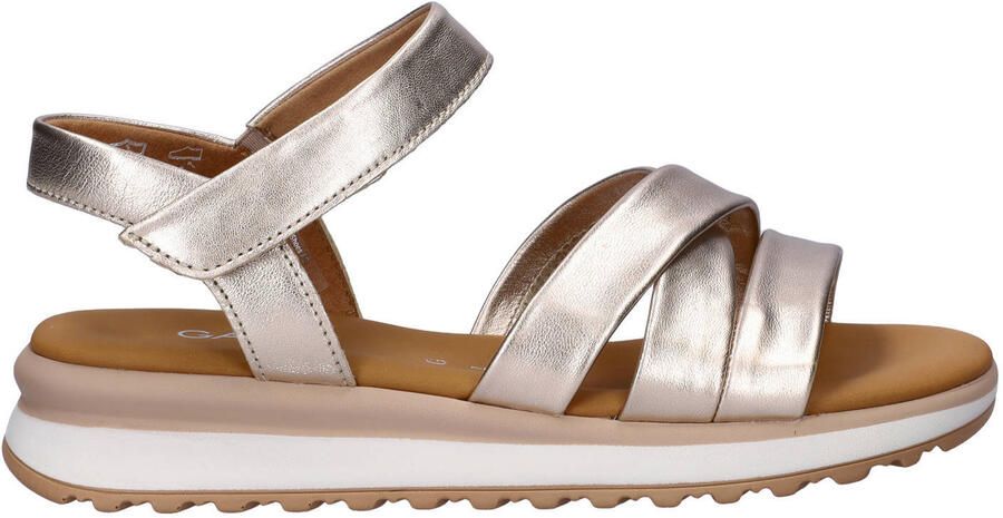Gabor Sandalen Metallic goud Synthetisch