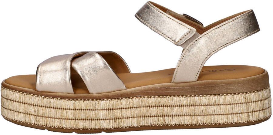Gabor leren sandalen goud - Foto 3