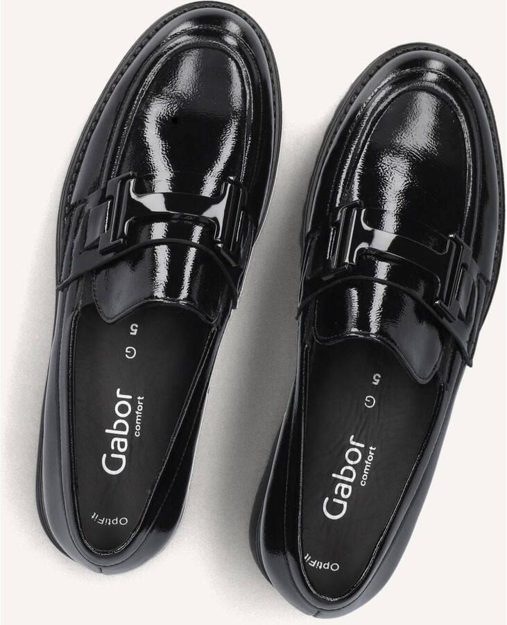 GABOR Loafers Dames 452 Leer Zwart - Foto 3