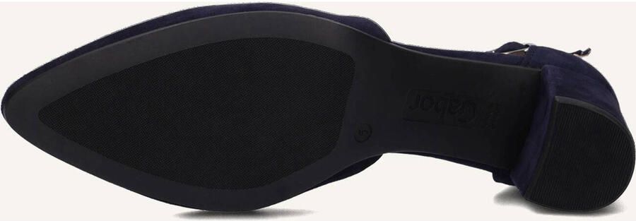 GABOR Sandalen met Hak Dames 340 42 5 Suède Blauw - Foto 4