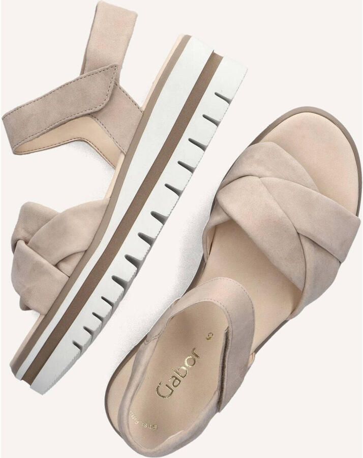GABOR Dames 622.1 Suède Beige - Foto 2