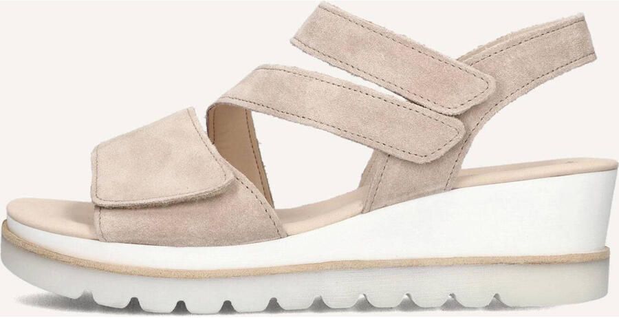 GABOR Sandalen Dames 640.1 Suède Beige - Foto 2