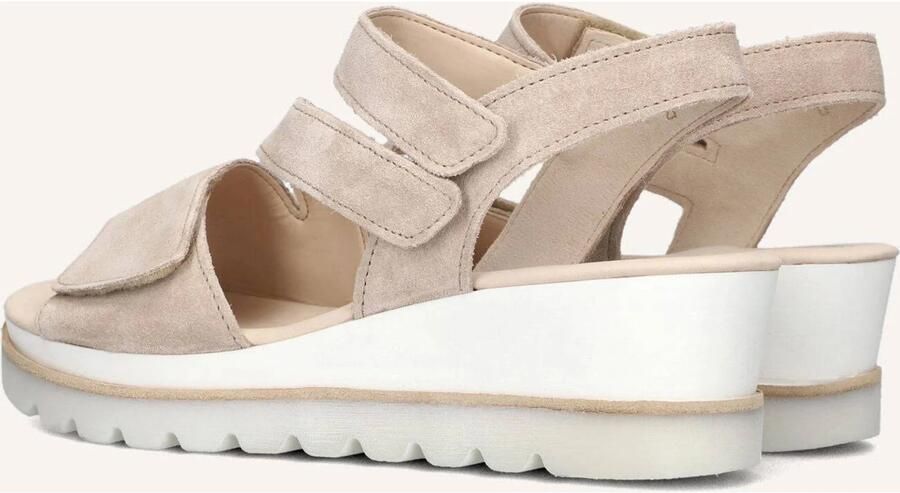 GABOR Sandalen Dames 640.1 Suède Beige - Foto 4