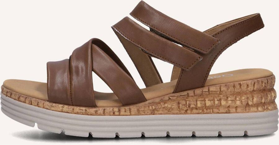 GABOR Sandalen met Hak Dames 702.2 Maat: 37 Materiaal: Leer Kleur: Camel - Foto 3