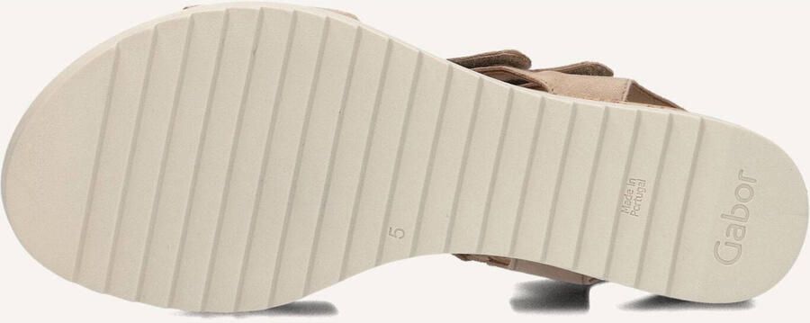 GABOR Dames 754.1 Suède Beige - Foto 4