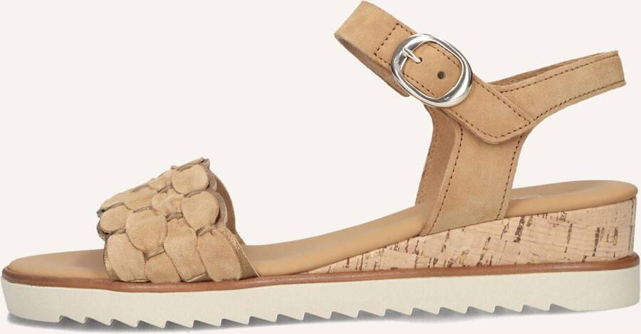Gabor 758 Sandalen Met Sleehak Dames Beige - Foto 6