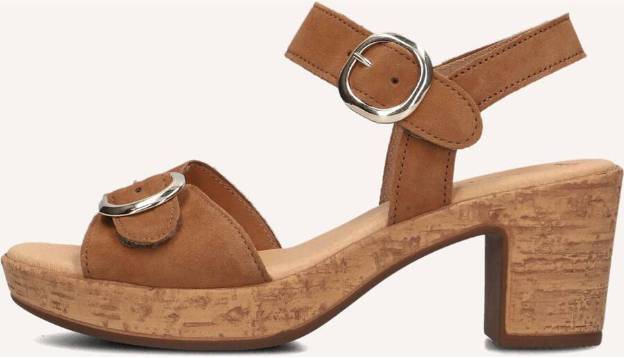GABOR Sandalen Dames 764.1 Suède Cognac - Foto 2