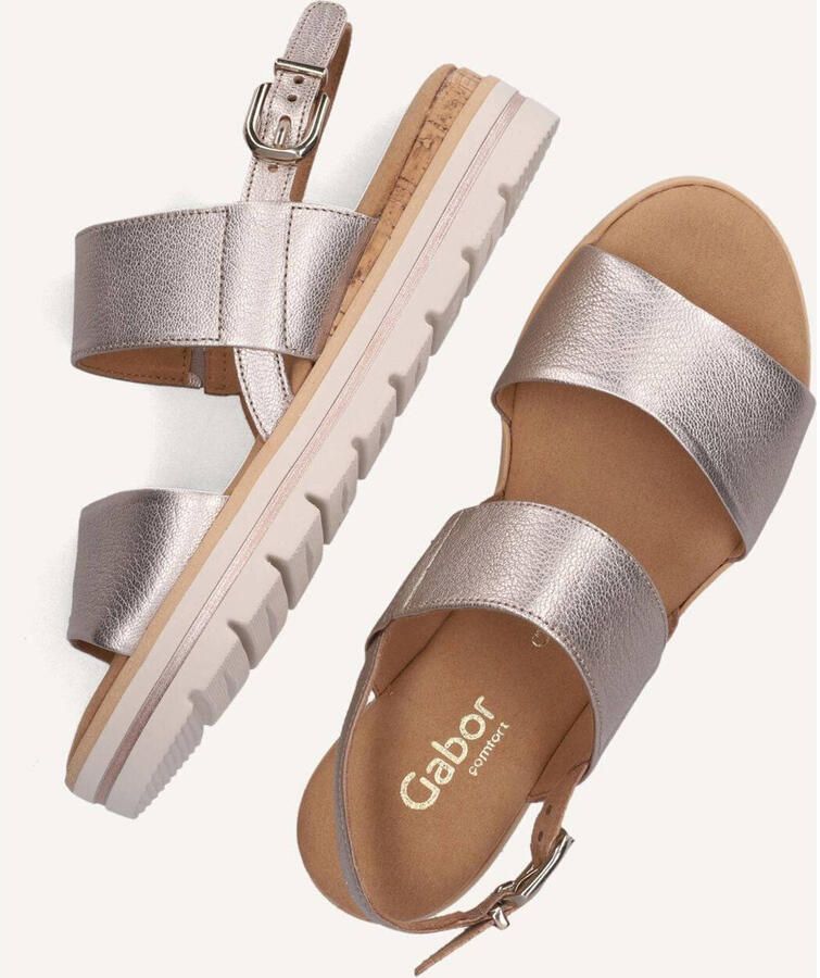 Gabor Comfortabele Metallic Sandalen met Elastische Band - Foto 2
