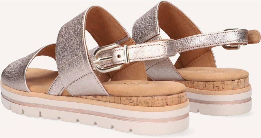 Gabor Comfortabele Metallic Sandalen met Elastische Band - Foto 4