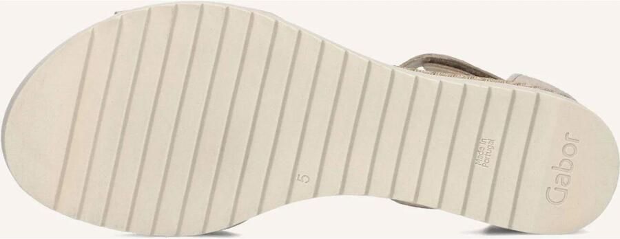 GABOR Sandalen met Hak Dames 780.2 Suède Beige - Foto 4