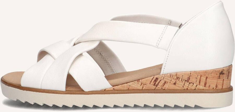 Gabor 782 Sandalen Met Sleehak Dames Wit - Foto 2