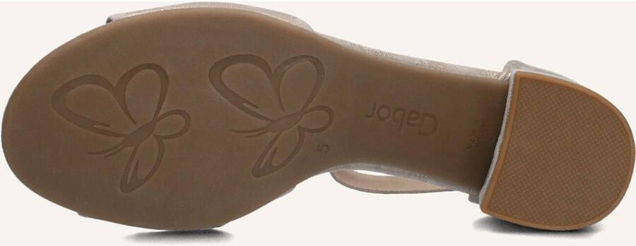 GABOR Sandalen met Hak Dames 902 35 5 Suède Beige - Foto 4