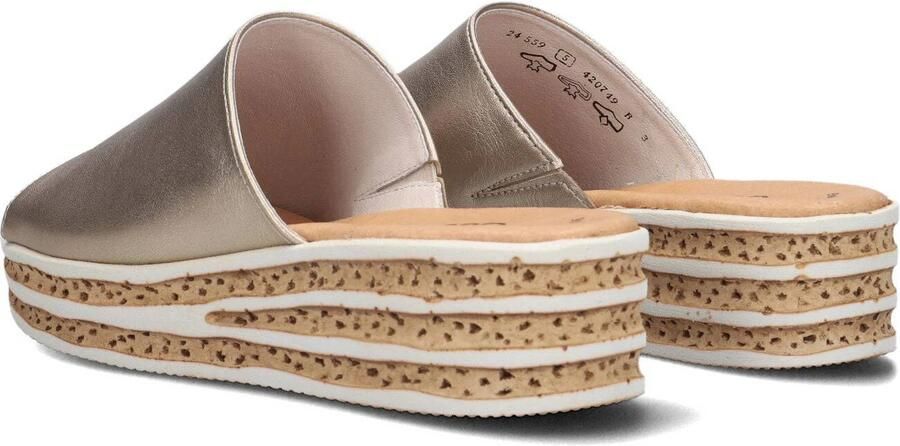 GABOR Slippers Dames 559 Leer Goud - Foto 3