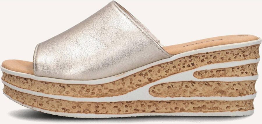 GABOR Slippers Dames 650.1 Leer Goud - Foto 2