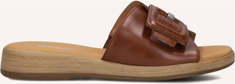 GABOR Slippers Dames 731.3 Leer Bruin - Foto 2