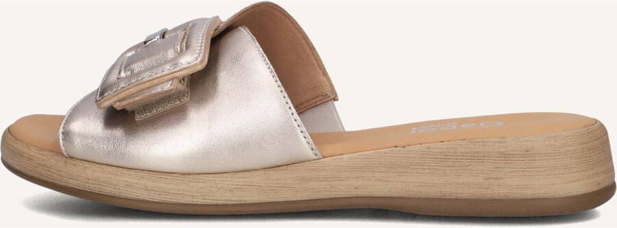 GABOR Slippers Dames 731.3 Leer Goudkleurig - Foto 6