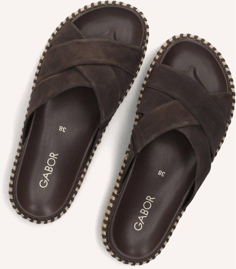 Gabor 780.1 Slippers Dames Bruin - Foto 6
