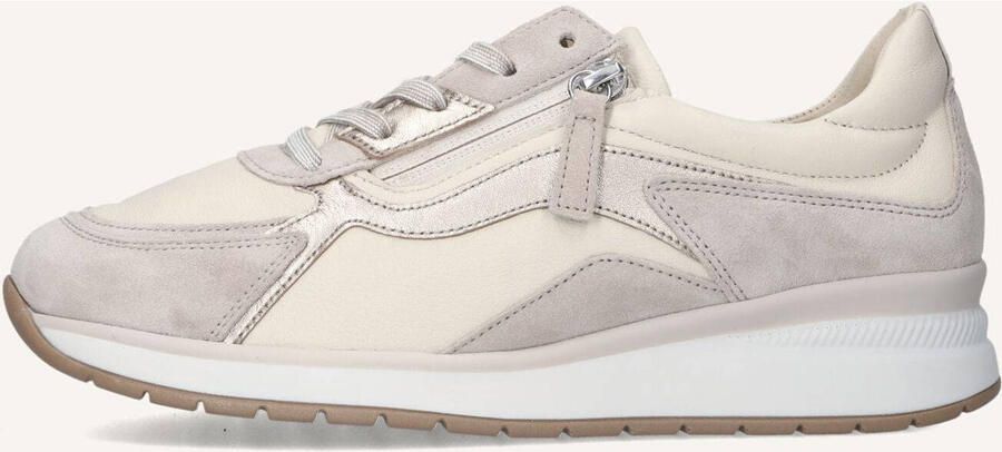 Gabor 305 Sneakers Dames Leren Sneaker Beige
