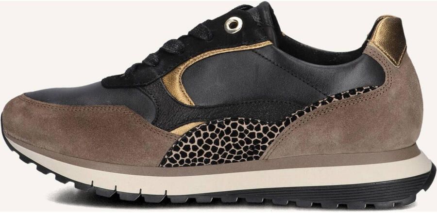 GABOR Lage Sneakers Dames 375 Leer Zwart - Foto 4
