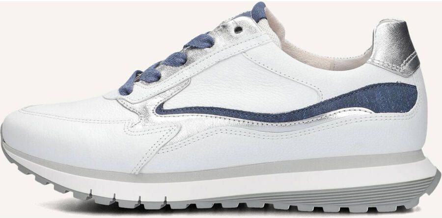 Gabor 376 Sneakers Leer Dames Wit