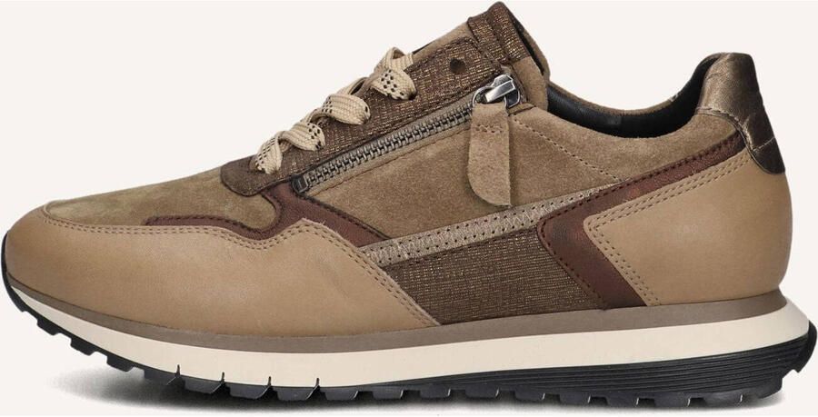 GABOR Lage Sneakers Dames 378 Maat: 39 Materiaal: Suède Kleur: Bruin