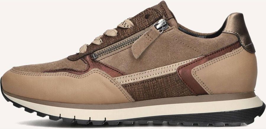 GABOR Lage Sneakers Dames 378 Maat: 41 Materiaal: Suède Kleur: Bruin