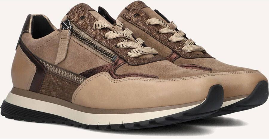 GABOR Lage Sneakers Dames 378 Maat: 41 Materiaal: Suède Kleur: Bruin - Foto 2