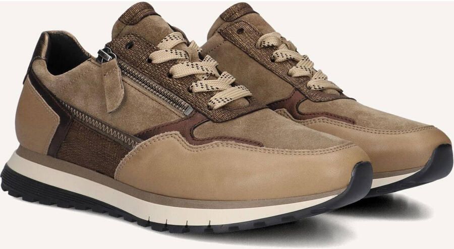 GABOR Lage Sneakers Dames 378 Suède Bruin - Foto 2