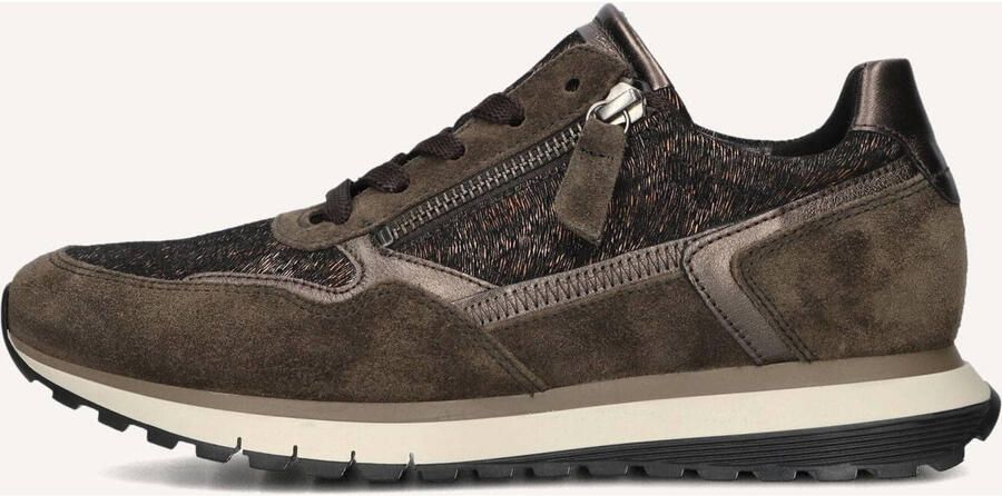 GABOR Lage Sneakers Dames 378 Suède Bruin - Foto 5
