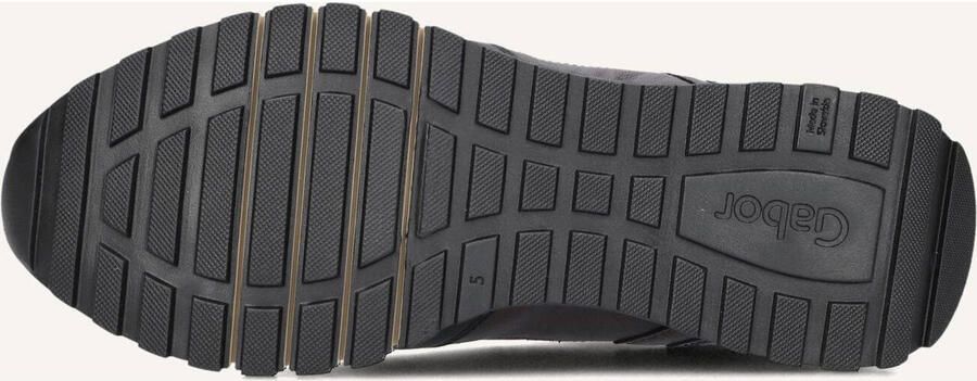 GABOR Lage Sneakers Dames 378 Leer Zwart - Foto 3