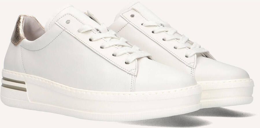 GABOR Lage Sneakers Dames 395 Leer Wit - Foto 2