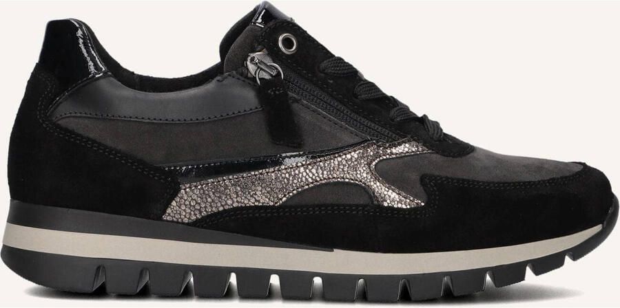 GABOR Lage Sneakers Dames 437 Suède Grijs