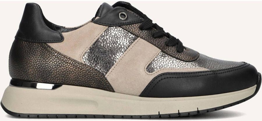 Gabor Bronzen Lage Sneakers voor Vrouwen