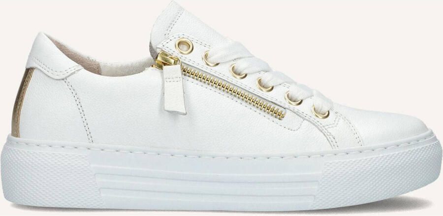 GABOR Lage Sneakers Dames 465 Leer Wit