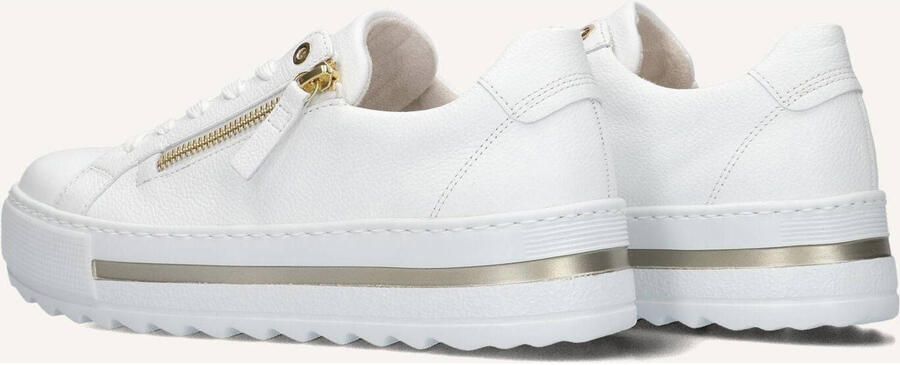 GABOR Lage Sneakers Dames 498 Leer Wit - Foto 4