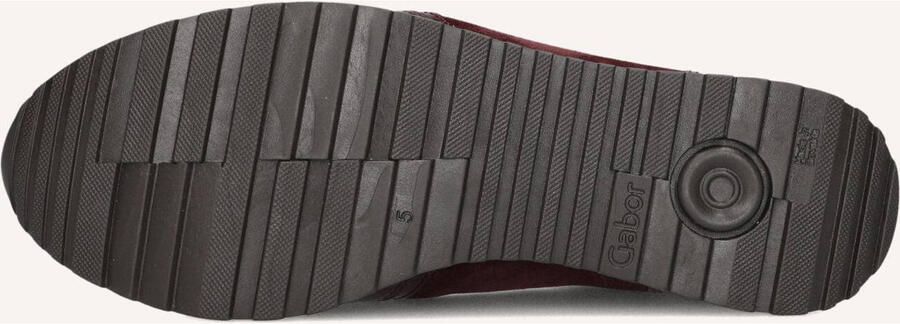 Gabor 528 Sneakers Suède Dames Bordeaux - Foto 3