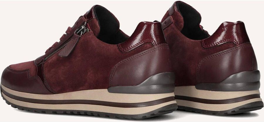 Gabor 528 Sneakers Suède Dames Bordeaux - Foto 2